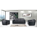 Moden Leather Office Reception Furniture Sofá comercial seccional (F86-3)